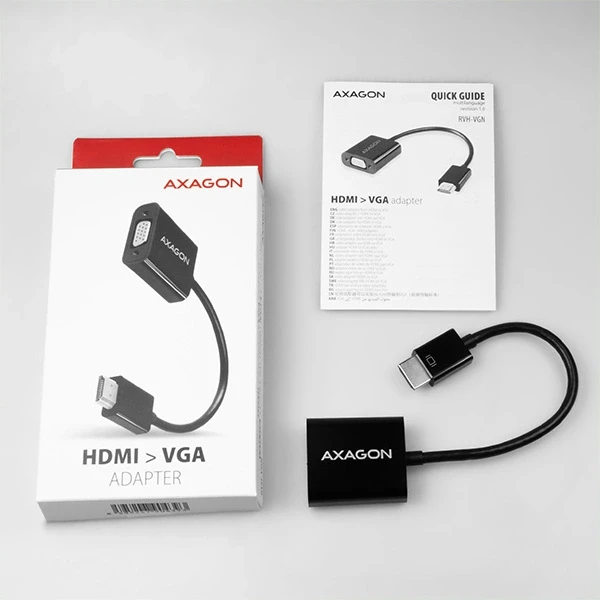 AXAGON RVH-VGN адаптер HDMI > VGA