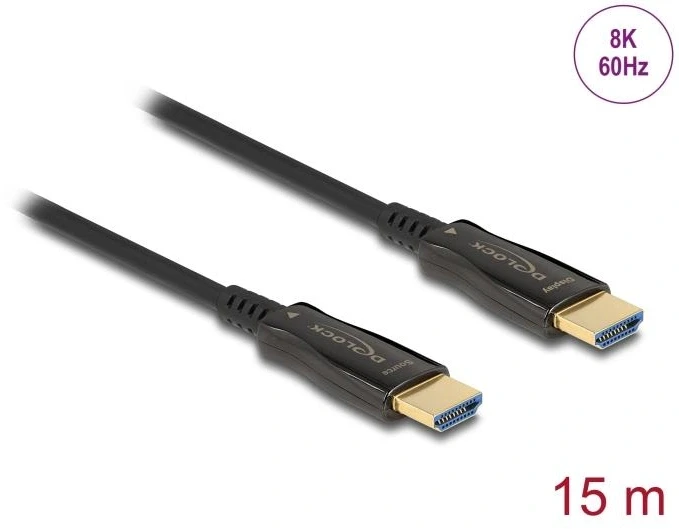 Оптичен кабел Delock HDMI 8K 60Hz 15m