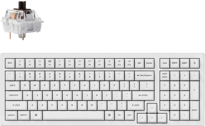 Keychron K4 Pro White Hot-Swap Brown Switch