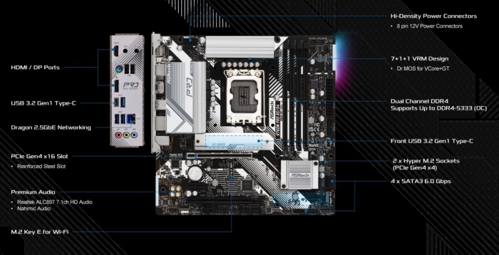 ASRock B760M PRO RS/D4