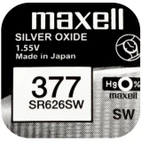Бутонна батерия MAXELL SR626 SW /AG4/377/ 1.55V