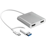 j5create Адаптер USB-C > 2 x HDMI