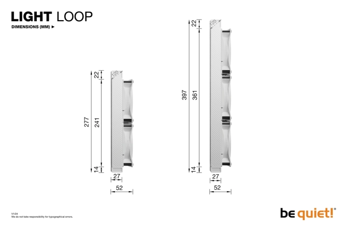 be quiet! LIGHT LOOP 240mm Black