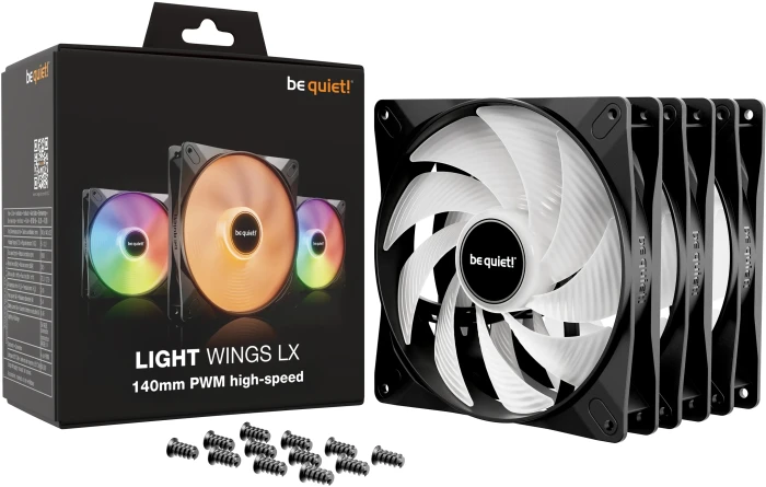 be quiet!  LIGHT WINGS LX 140 PWM HS 3in1