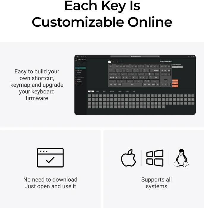 Keychron C1 Pro 8K QMK - Linear