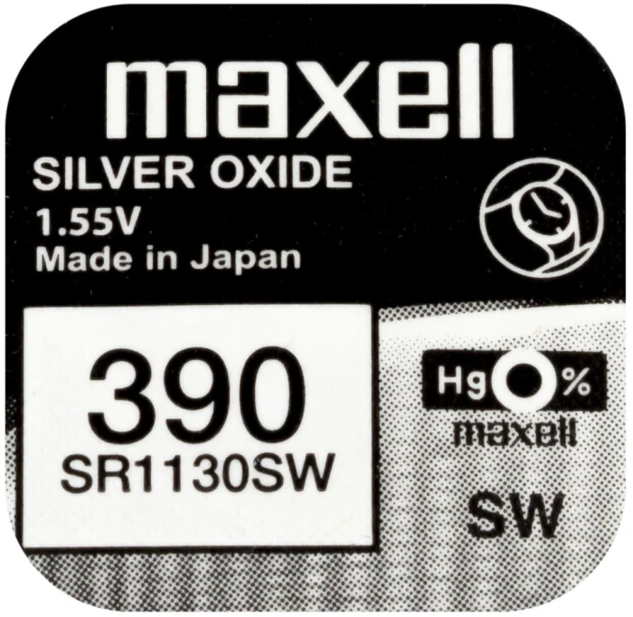 Бутонна батерия MAXELL SR1130 SW /AG10/ 389/390/  1.55V