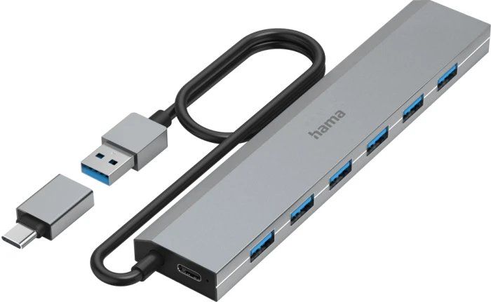 HAMA с адаптер 7 x USB 5Gbps