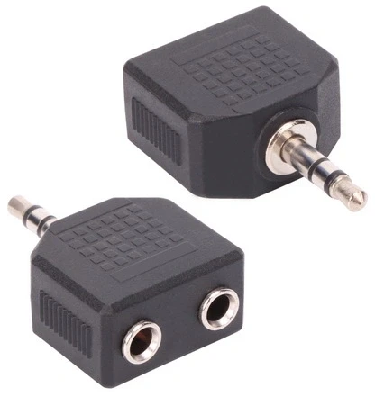 VCom Адаптер 3.5mm TRS > 2 x 3.5mm TRS