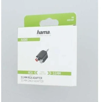 HAMA Аудио 3.5mm TRS > 2 x RCA