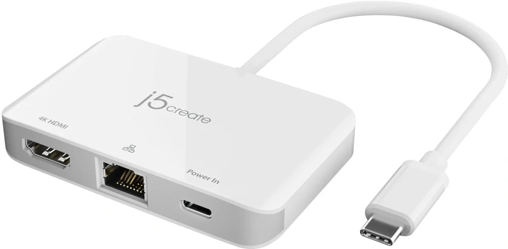 j5create USB-C > Gigabit LAN 4K HDMI