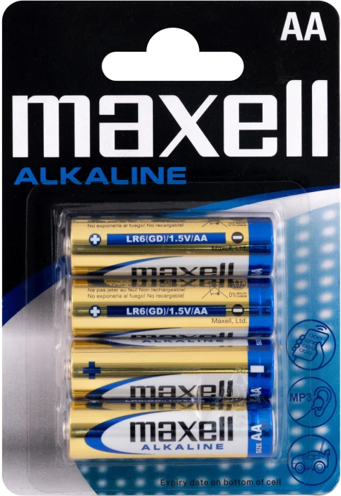Алкална батерия MAXELL LR-6 /4 бр. в опаковка/ 1.5V