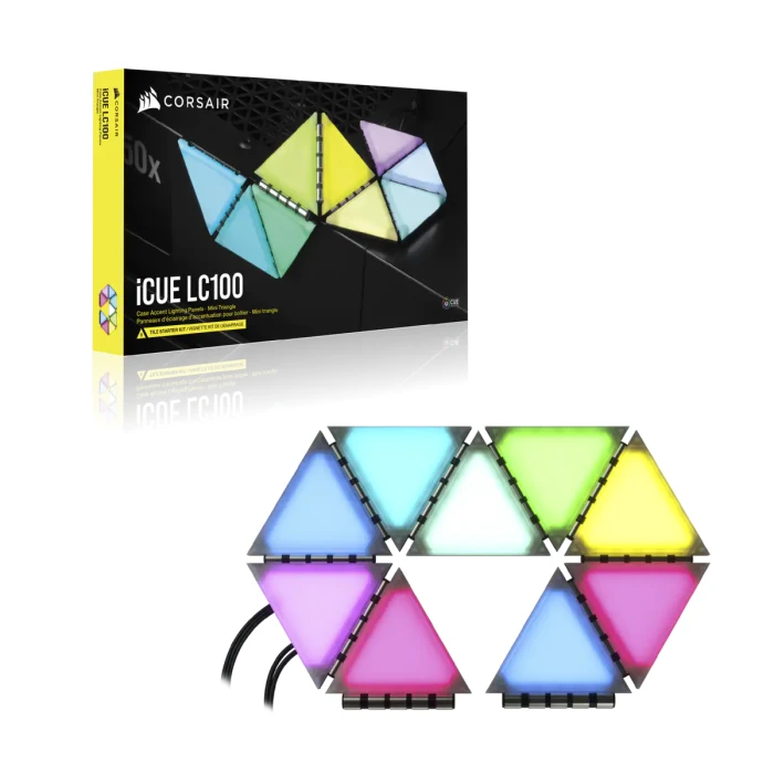 CORSAIR iCUE LC100 Smart Case Lighting Triangles
