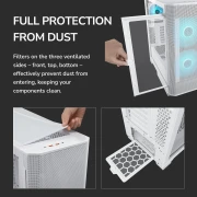 COUGAR AIRFACE FLO RGB White