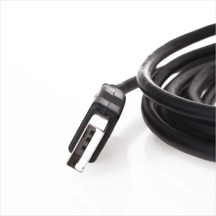 VCom Кабел USB 2.0 AM / BM Black - CU201-B-2.5m