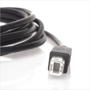 VCom Кабел USB 2.0 AM / BM Black - CU201-B-2.5m