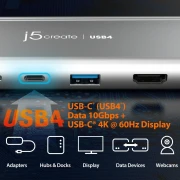 j5create JCD401 USB4 USB-C 5in1 HUB