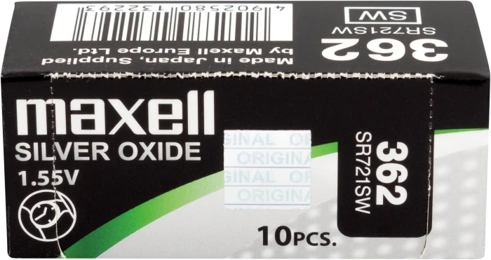 Бутонна батерия MAXELL SR721 SW  AG11/362/ 1.55V