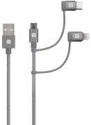 Skross USB-A > micro-USB/C/Lightning
