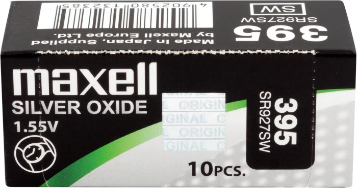 Бутонна батерия MAXELL SR927 SW /395/399/  AG7   1.55V