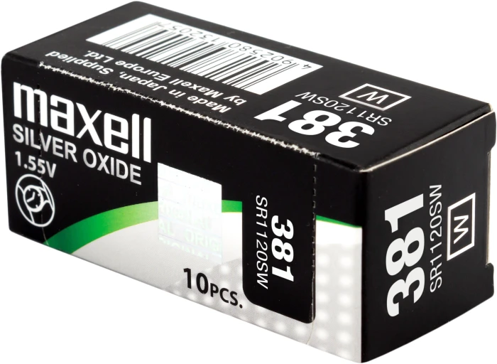 Бутонна батерия MAXELL SR1120 SW /381/391/  AG8   1.55V