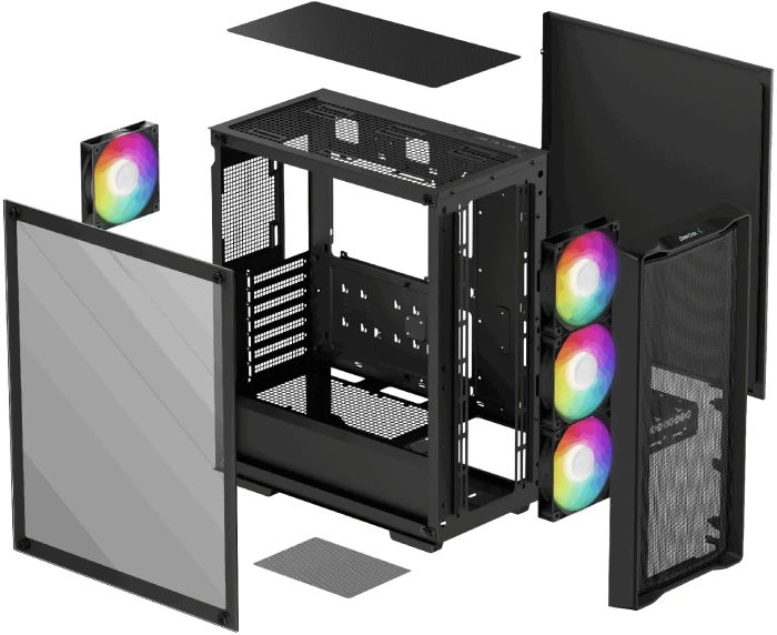 DeepCool CC560 MESH Black v2