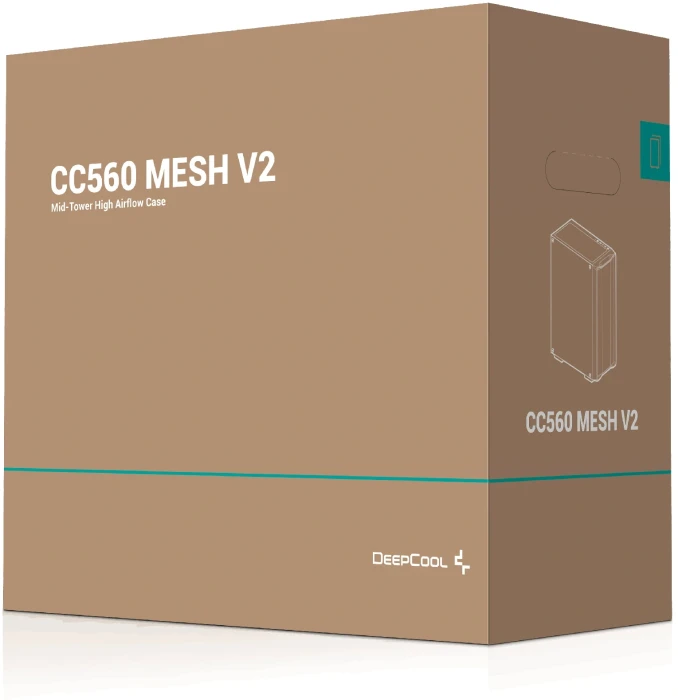 DeepCool CC560 MESH Black v2