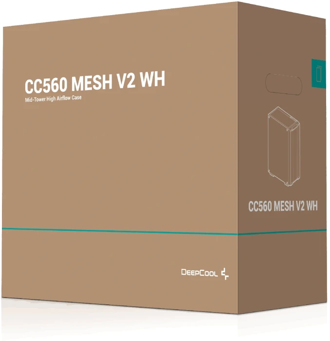 DeepCool CC560 MESH White v2