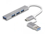 Delock USB-C/A 4 x USB HUB