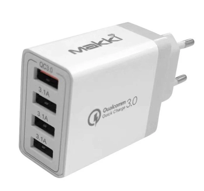 Makki Fast Charger - QC3.0+3xUSB 30W