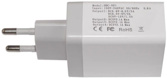 Makki 4 x USB-A adapter - 30W