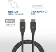 ACT DisplayPort 2.1 10K - 1.0m