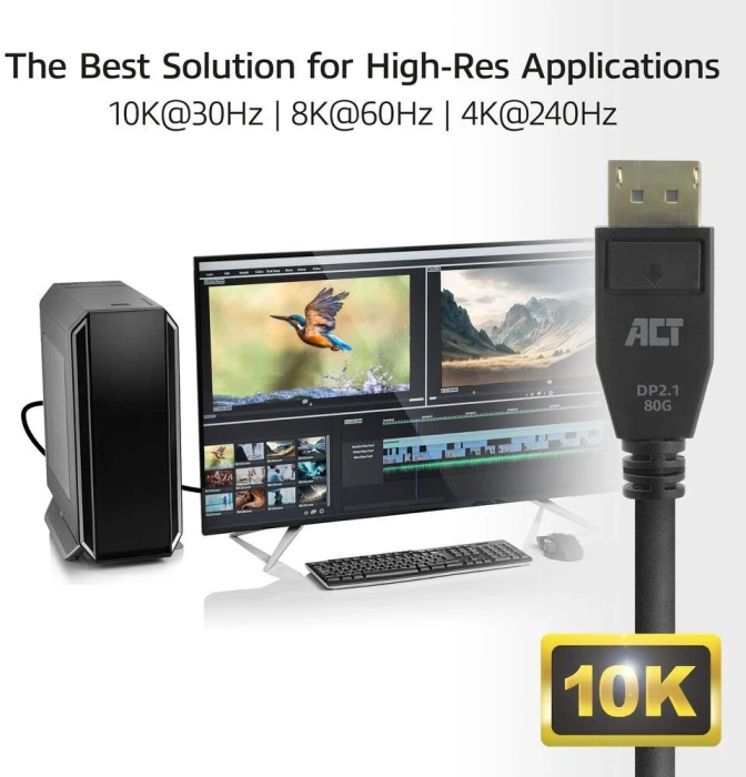 ACT AK4083 DisplayPort 2.1 8K - 3.0m