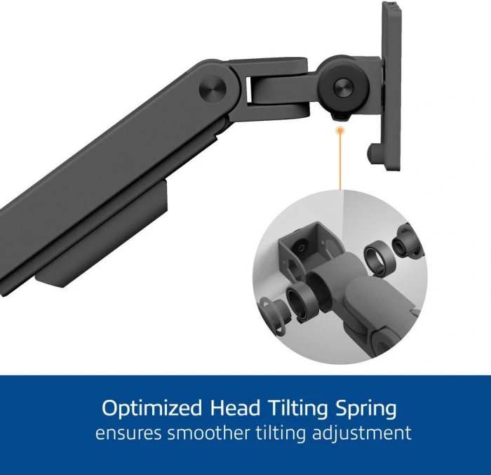 ACT Стойка за монитор до 49" 20кг с едно рамо пружинен механизъм