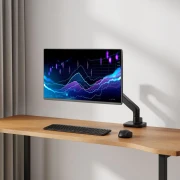 ACT Стойка за монитор до 49" 20кг с едно рамо пружинен механизъм