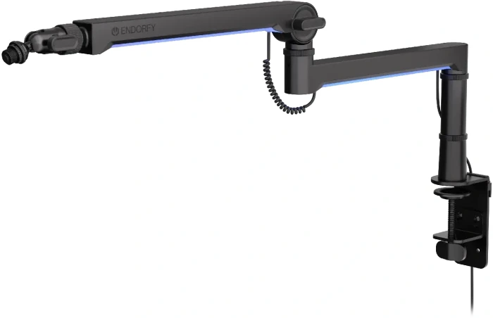 Стойка за микрофон ENDORFY Broadcast Low Profile RGB Boom Arm