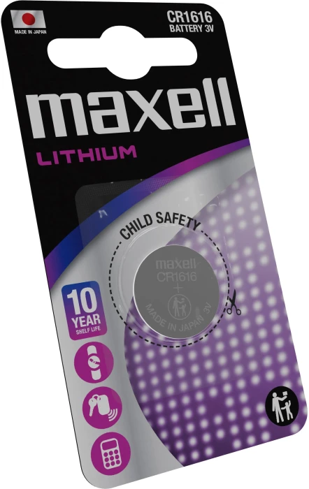 Бутонна литиева батерия MAXELL CR1616 3V