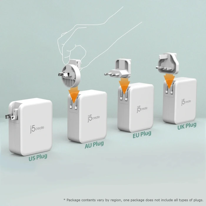 j5create Зарядно JUP43130E 130W