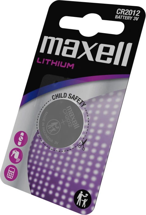 Бутонна батерия литиева MAXELL CR2012 3V