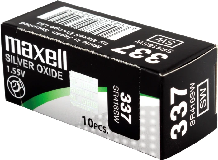 Бутонна батерия MAXELL SR416 SW 1.55V /337/   1.55V