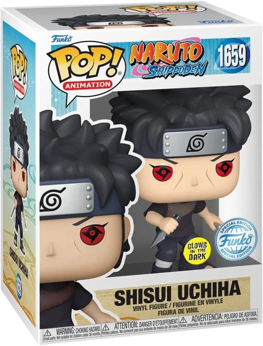 Фигурка Funko POP! Animation: Naruto Shippuden - Shisui Uchiha (Glows in the Dark) (Special Edition) #1659