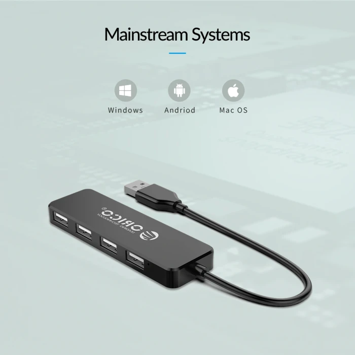 Orico FL01-BK 4 x USB 2.0