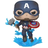 Фигурка Funko Pop! Marvel: Avengers Endgame - Captain America With Broken Shield & Mjolnir #573