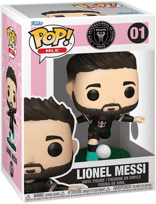 Фигурка Funko Pop! MLS: Inter Miami - Lionel Messi (Away) #01