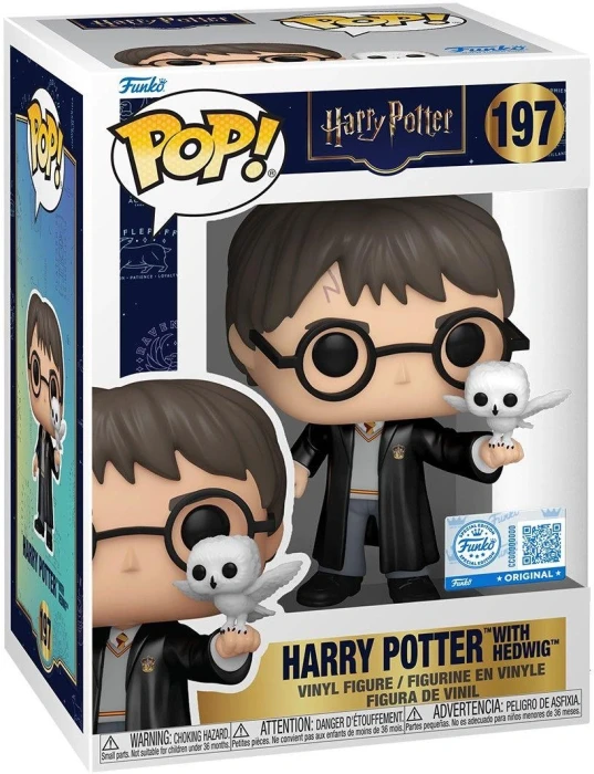 Фигурка Funko Pop!& Buddy: Harry Potter - Harry Potter with Hedwig (Special Edition) #197