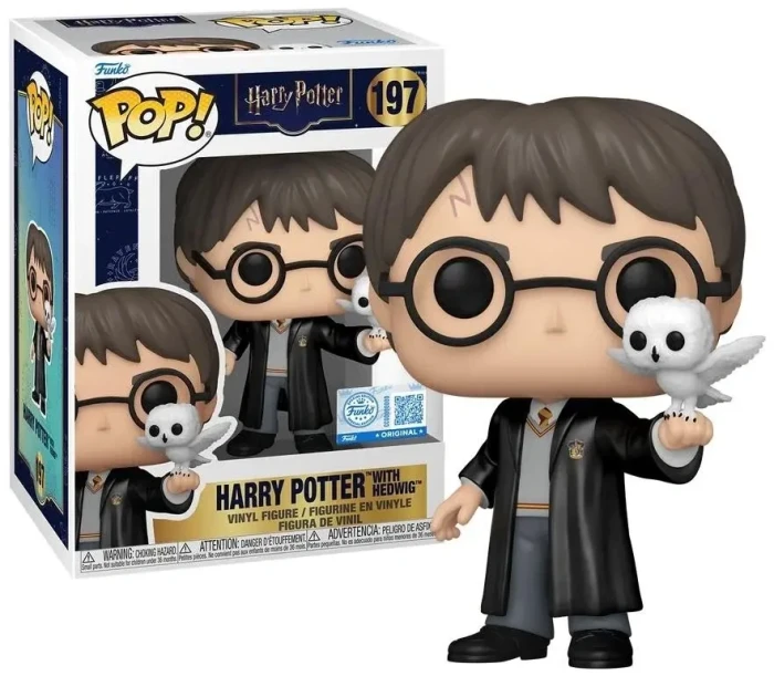 Фигурка Funko Pop!& Buddy: Harry Potter - Harry Potter with Hedwig (Special Edition) #197