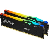 Kingston FURY Beast RGB Black 32GB (2x16GB) DDR5 6000MHz CL36