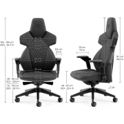 Геймърски стол noblechairs DAWN - Fabric Granite