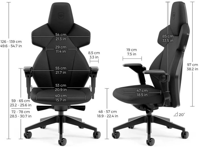 Геймърски стол noblechairs DAWN - Black Edition