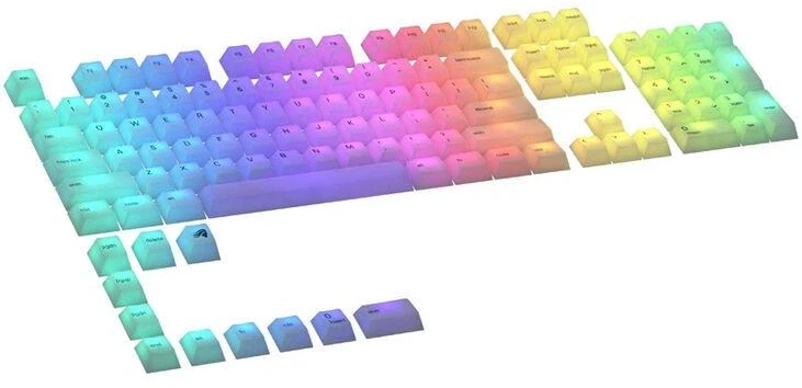 Капачки за механична клавиатура Glorious Polychroma RGB PBT