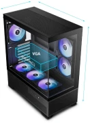 Gamdias AURA GC12 ARGB - Black